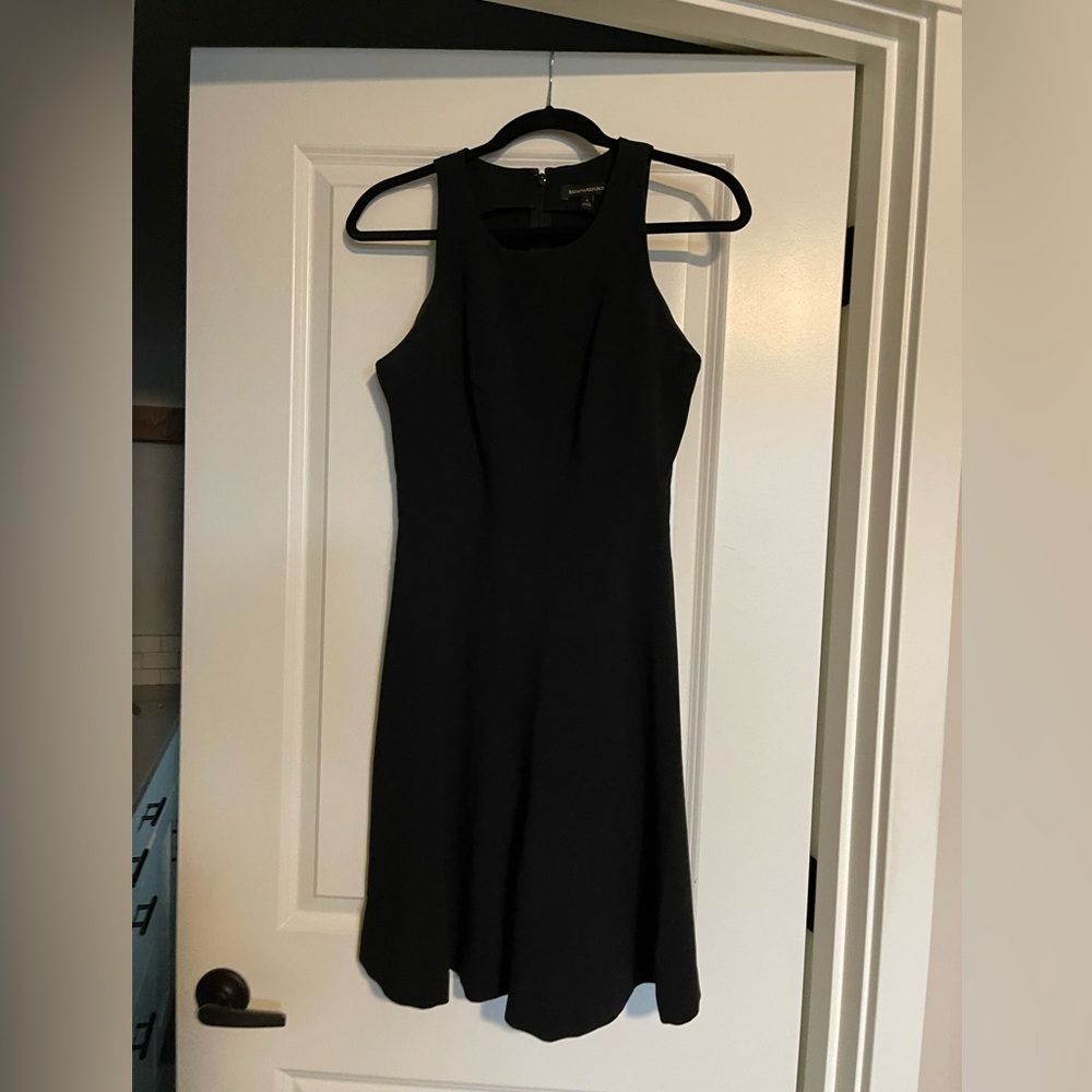 Banana Republic fitted black dress- size 4